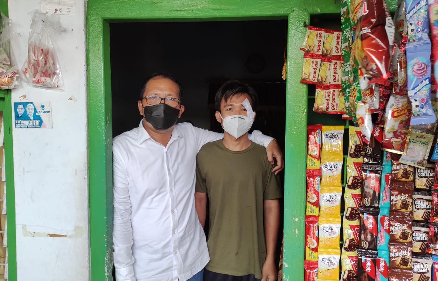 Danny Pomanto Temui Korban Tabrak Lari oleh Kendaraan Milik Kemensos